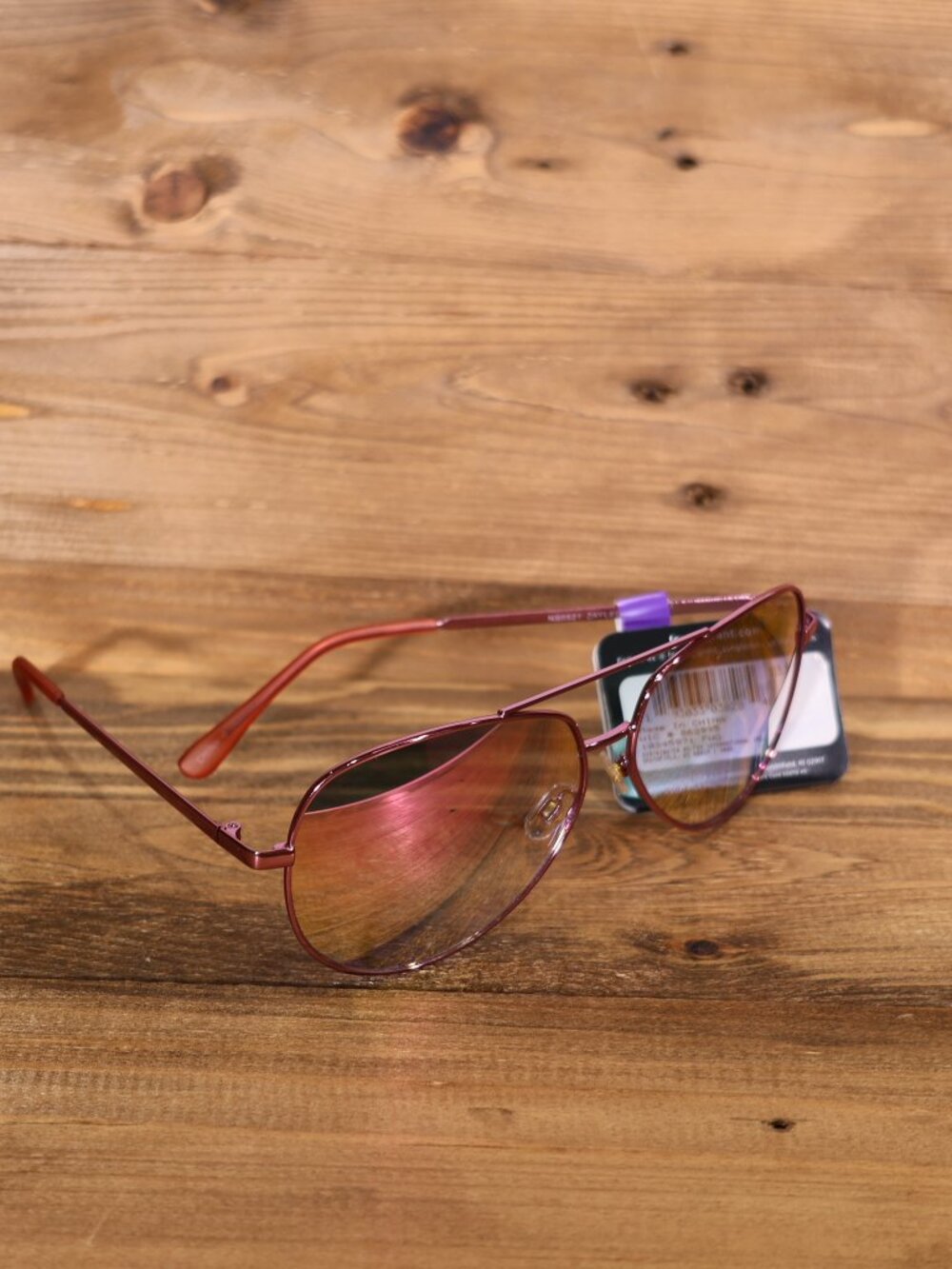 Foster Grant PRELUDE ROSE POL POLARIZED Aviator Sunglasses MAXBLOCK